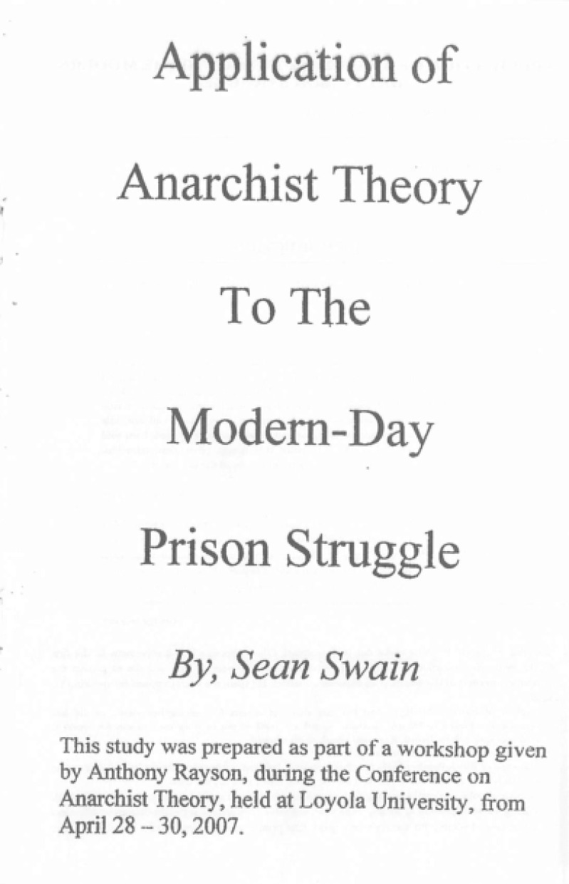 Zine Library – South Chicago Anarchist Black Cross