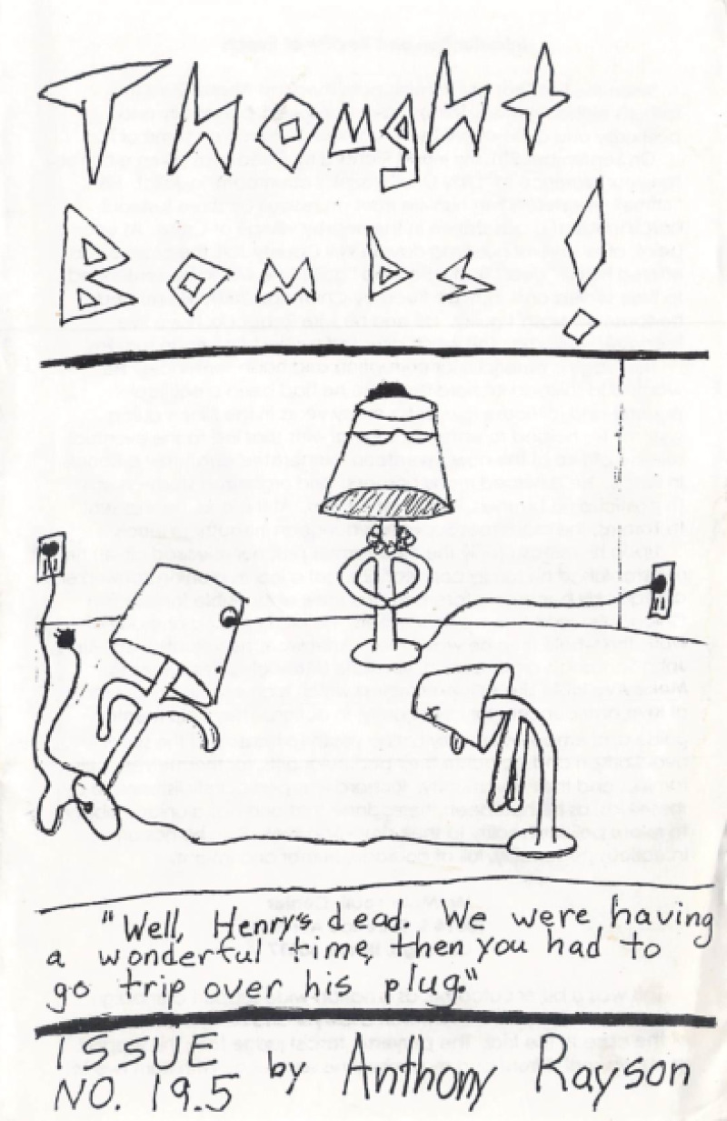 Thought Bombs 19 5 - Anthony Rayson - South Chicago Anarchist Black Cross